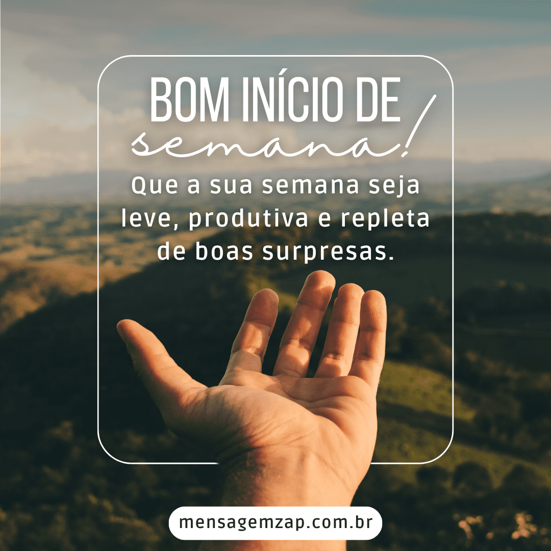 Mensagem bom dia